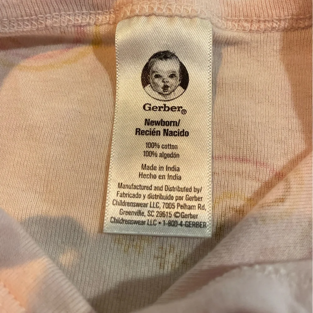 NB long sleeve footless sleeper